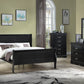 SETB3950 Louis Philip Black Bedroom Set