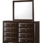 B4265 Emily Storage Dark Cherry Dresser Only