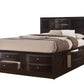 B4265 Emily Storage Dark Cherry Bed Frame