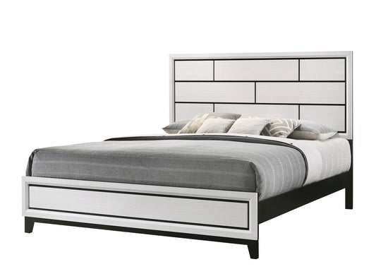 B4610 Akerson Chalk Bed Frame