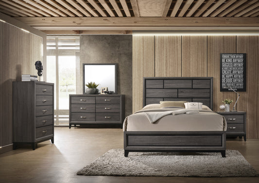 SETB4620 Akerson Grey Bedroom Set