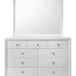 B4710 Evan White Mirror Only
