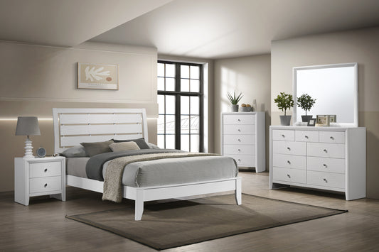 SETB4710 Evan White Bedroom Set