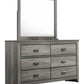 B6820 Carter Gray Mirror Only