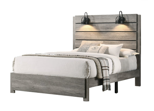 B6820 Carter Gray Bed Frame