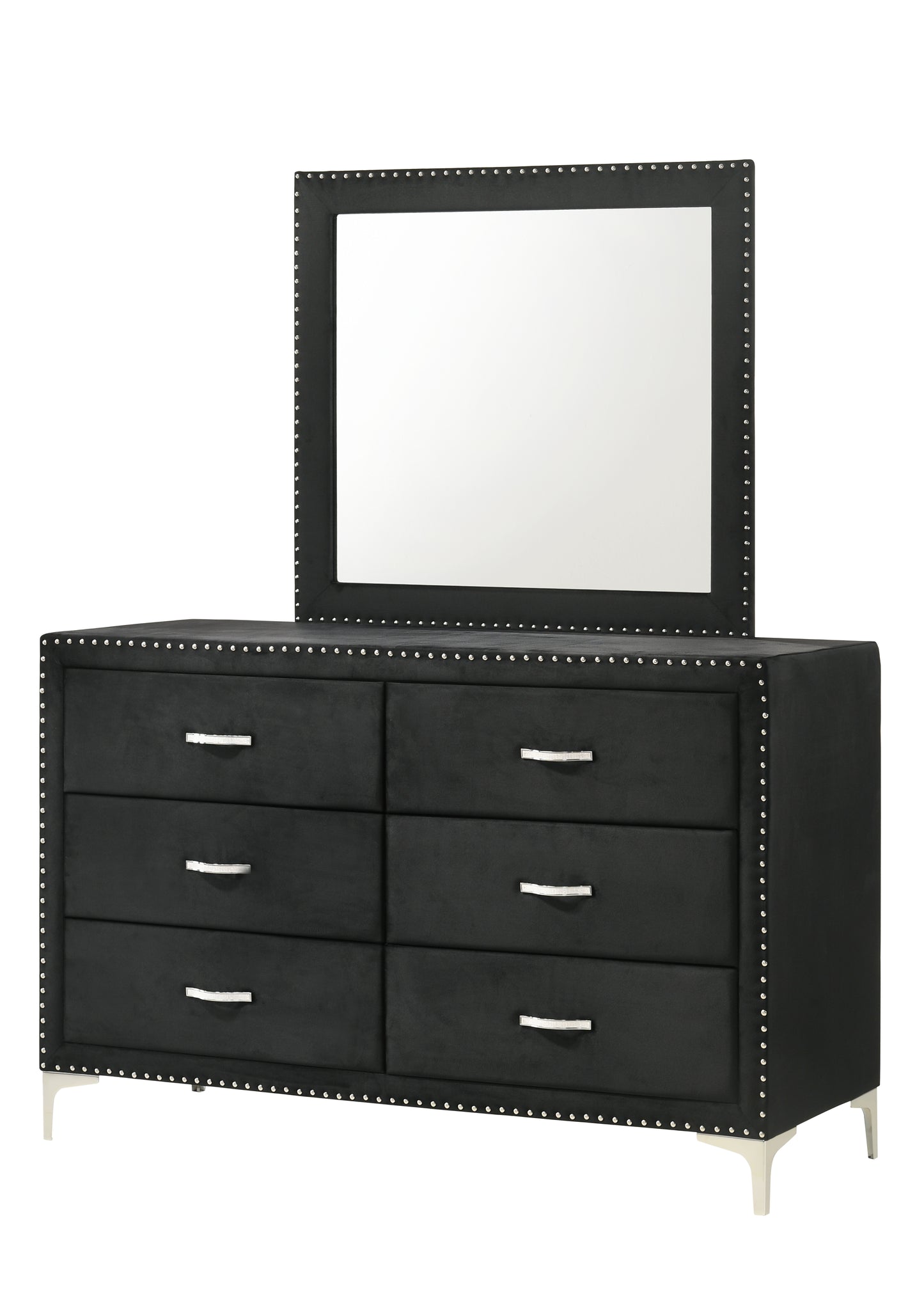 B9265 Lucinda Black Dresser and Mirror