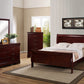 SETB3800 Louis Philip Cherry Bedroom Set