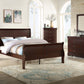 SETB3850 Louis Philip Cherry Bedroom Set